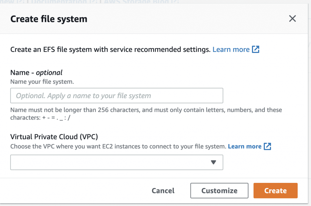 Customize File System