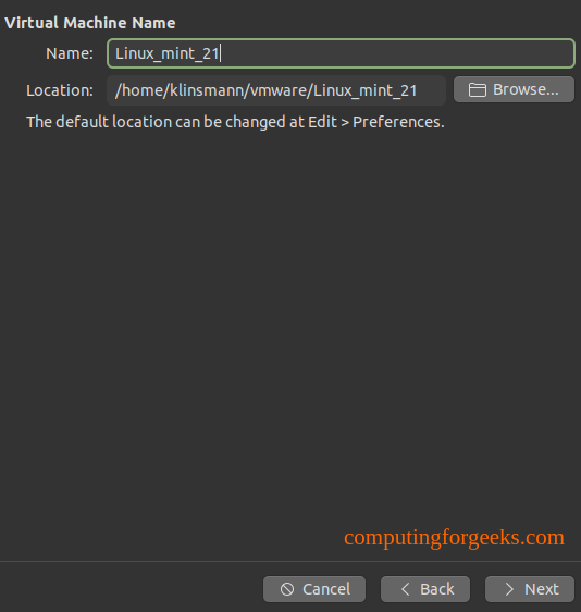 Install Linux Mint 21 9