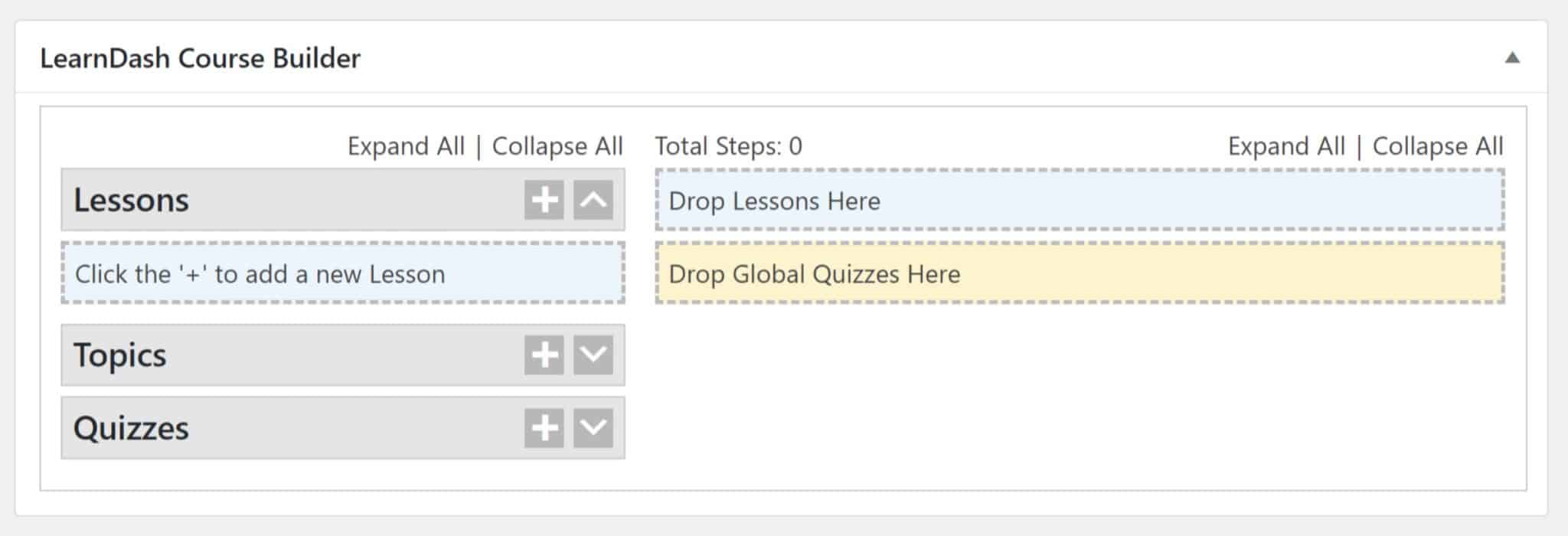 LearnDash Course Builder.