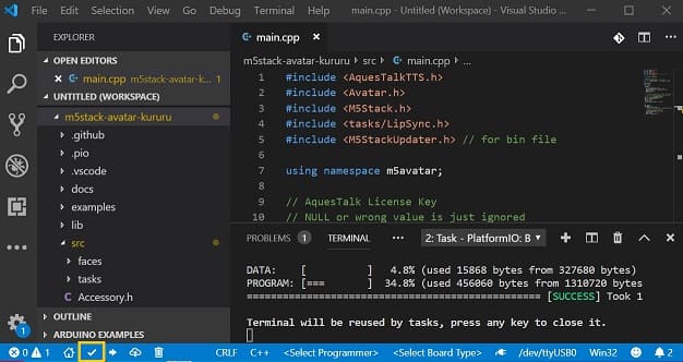 PlatformIO IDE for VSCode