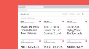Five High Quality Google Fonts for your Next Project