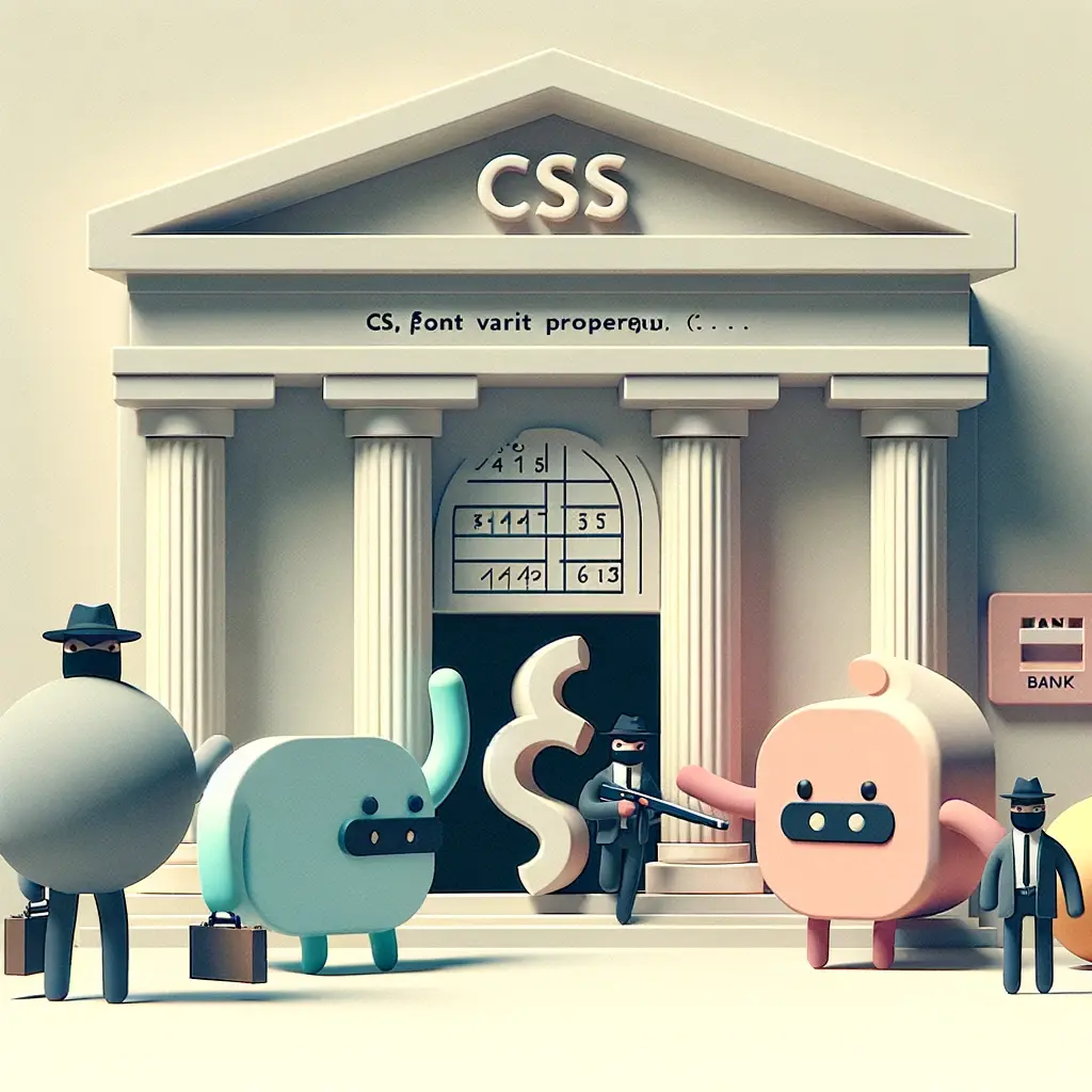 The Great CSS Font Variant Heist: Mastering Typography in Style