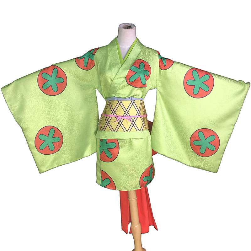One Piece\ワンピースワノ国編　Carrot　キャロット　和服　浴衣　サテン　コスプレ