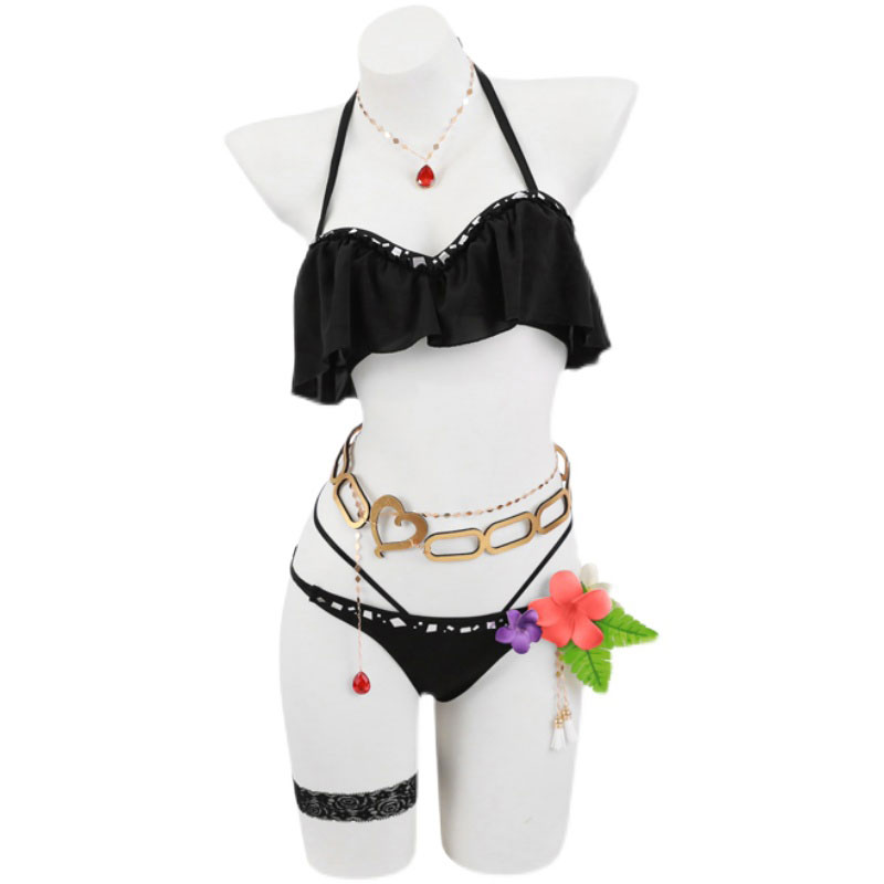 Pretty Derby プリティーダービー　ウマ娘  Maruzensky マルゼンスキー　水着　ビキニ　ブラック　コスチューム　