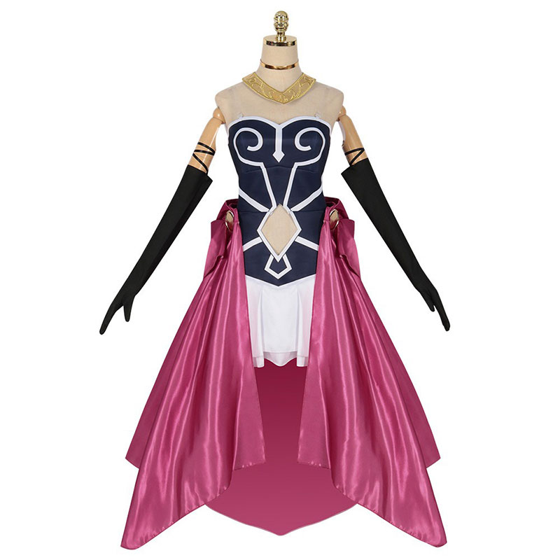 葬送のフリーレン　断頭台のアウラ　コスプレ衣装　魔族衣装　派手　長スカート　かわいい　変装