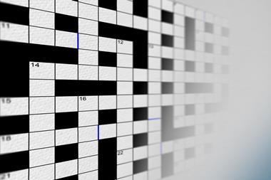 Cryptic crossword grid 078