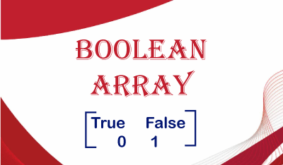 Boolean Array in Python