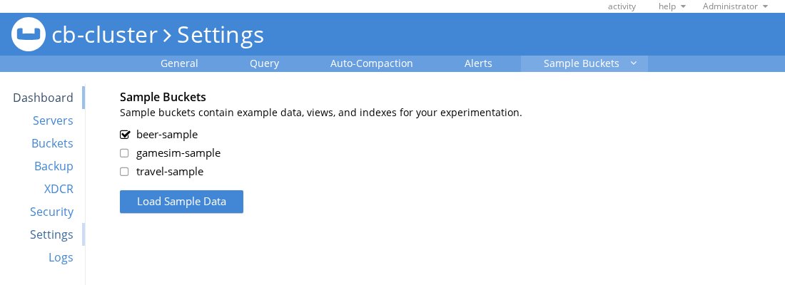Loading sample data