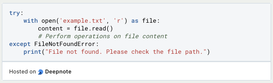 Python File Handling