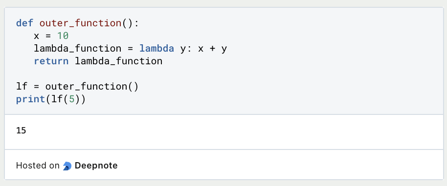 Python Lambda