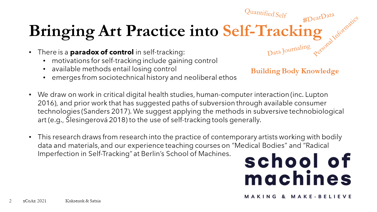 xCoAx Slide from Marisa Satsia collaborative research