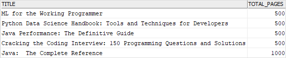 Db2 OR example