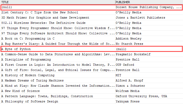db2 full outer join example