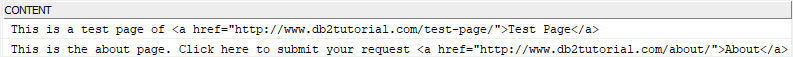 Db2 REPLACE Function example