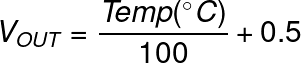 Arduino-TMP36-Sensor-output-equation
