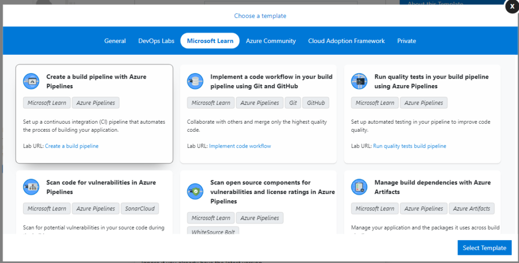 Azure DevOps Demo Generator templates