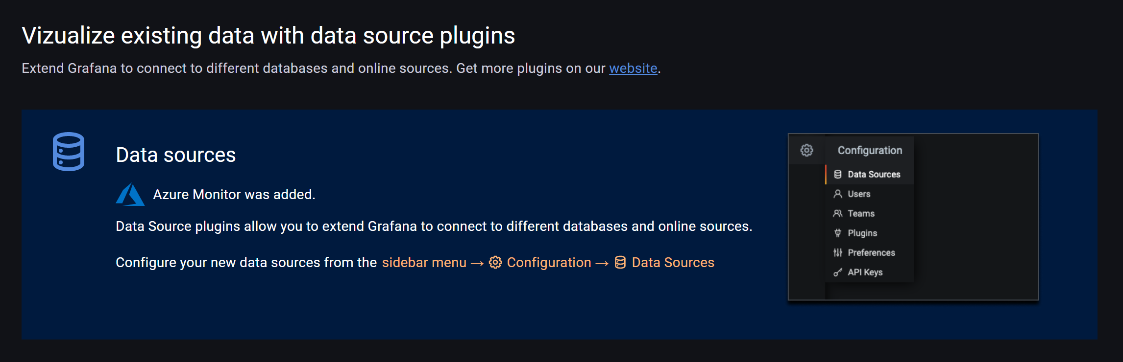 Grafana Azure Service
