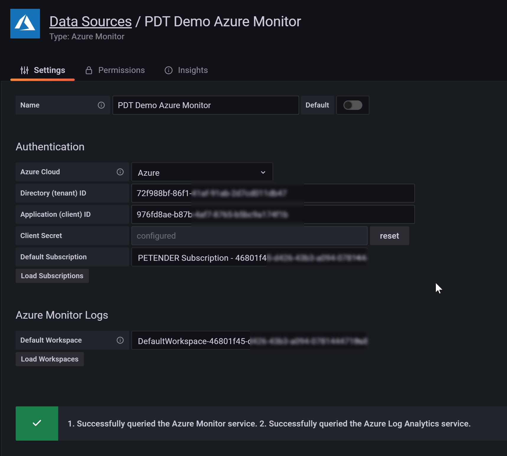 Grafana Services
