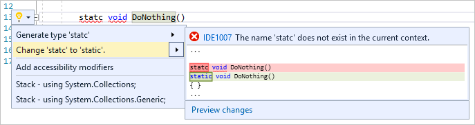 Roslyn Analyzer Spell Check
