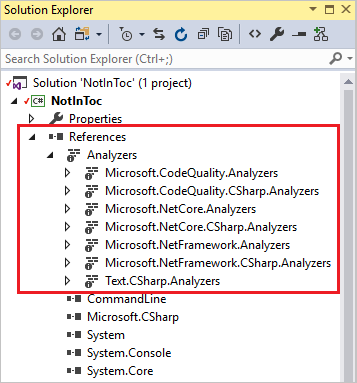 Roslyn Analyzer Property References