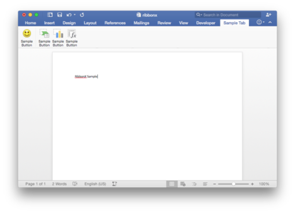 Ribbon customization via Ribbon XML