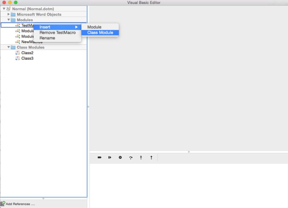 Ability to add modules from within the Project Viewer