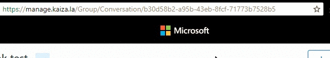 GIF showing how to select the group ID