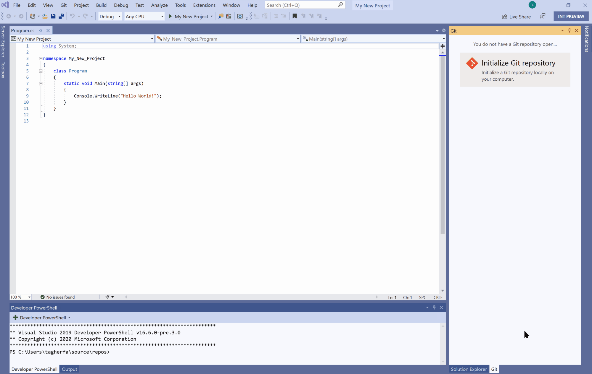 Initialize and push a repository to GitHub