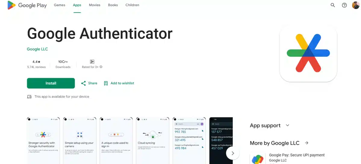 Google Authenticator