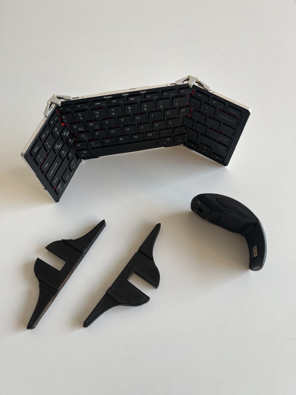 Comfortable travel work kit