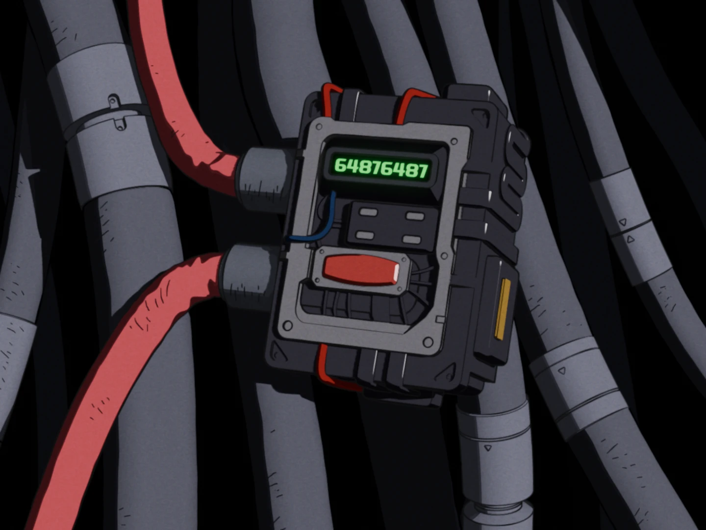 3d render of hacking device