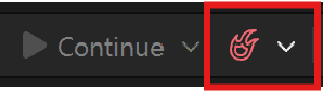 Drop down selection to display code behind of MainPage.xaml