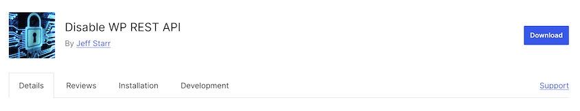 Disable-REST-API - Duplicator Disattivare il plugin API REST