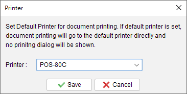 Default Printer