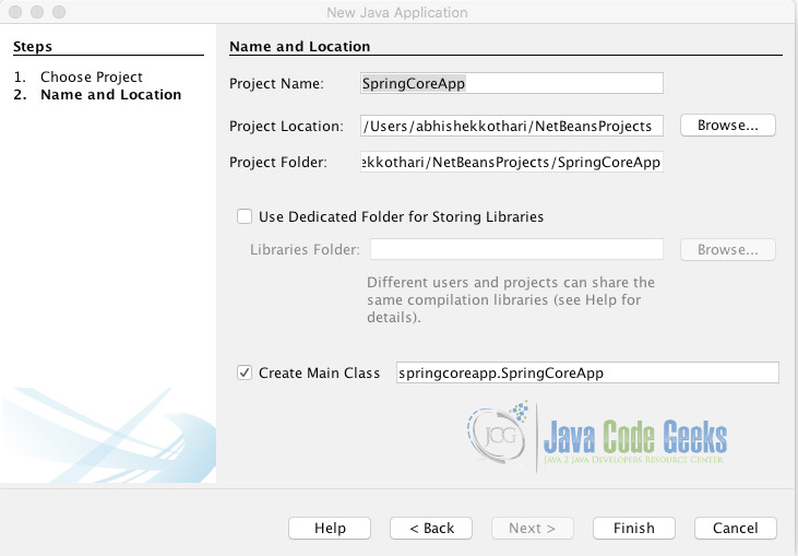 Spring Netbeans - Configuring Project