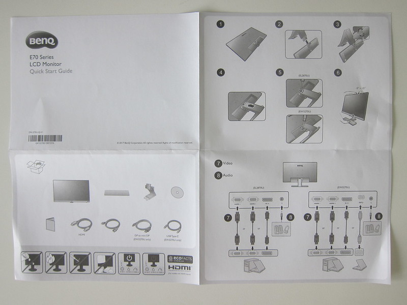 BenQ EW3270U - Instructions #1