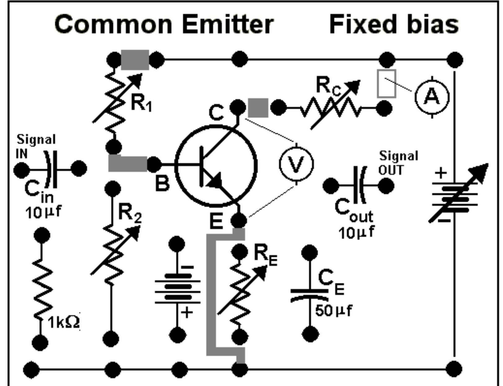 3: Repeat step #2 for: Vec = 12.00 volts, Ie = 25.0 mA, Veg = 5.00. 