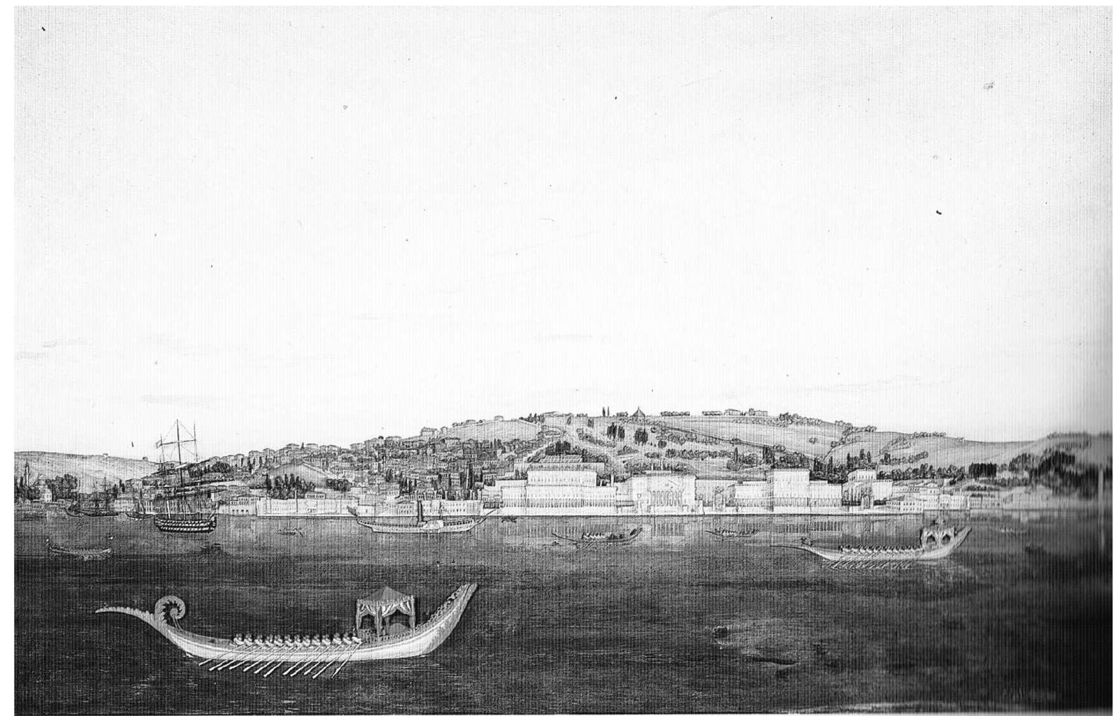 Fig. 5. Megerditch Melkonyan, Panorama, 1844, Musée naval, Istanbul 