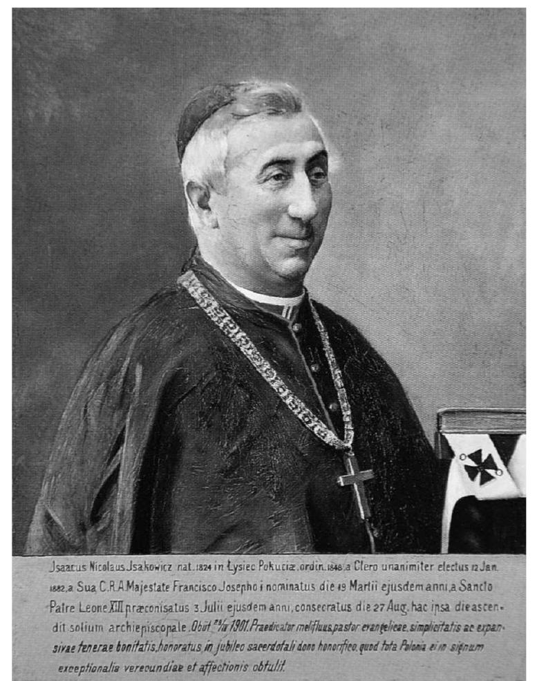 Fig. 8. Teodor Axentowicz, Portrait d’archeve- que Izaak Mikolaj Isakowicz, 1886. La Galerie de la Peinture a Lvov 