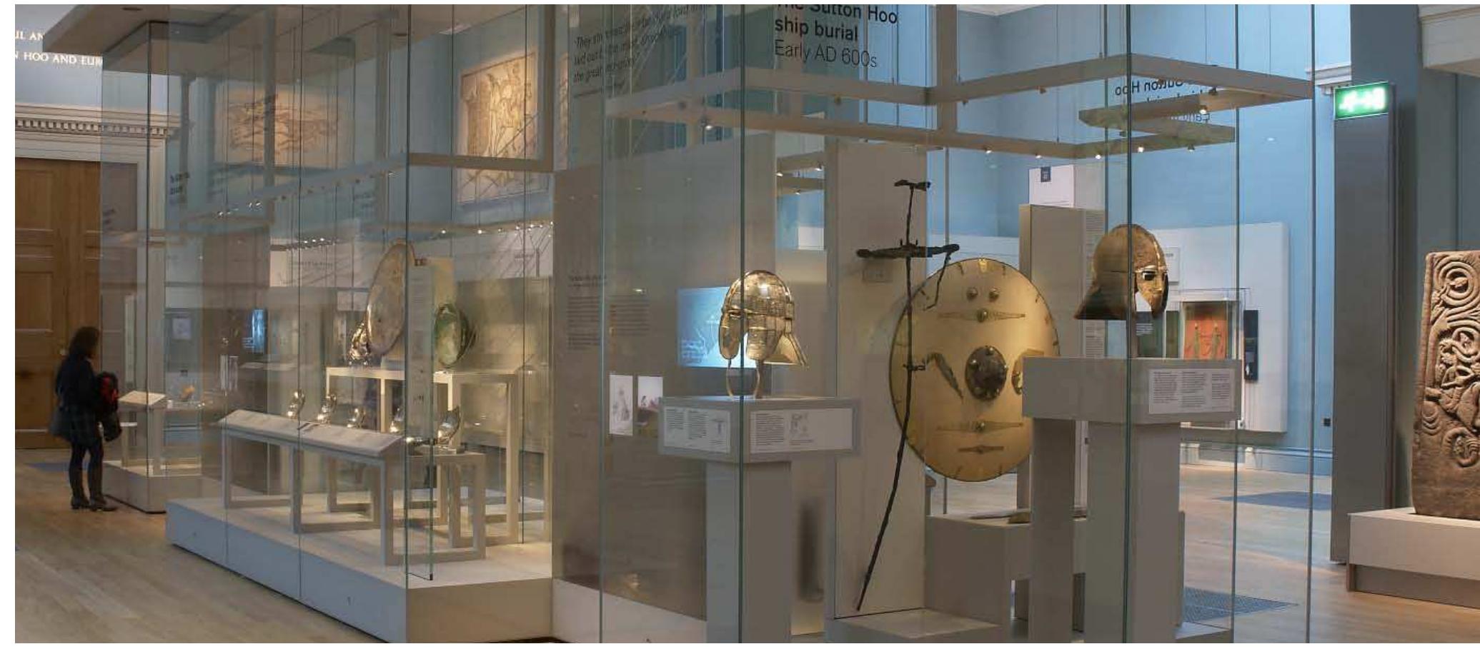 “Sutton Hoo and Europe AD 300-1100” (Room 41), whicl opened in 2014, is the most recent permanent gallery at  The gateway objects in Room 41 structure visitors’ browsing behavior into a more directed way, ensuring 