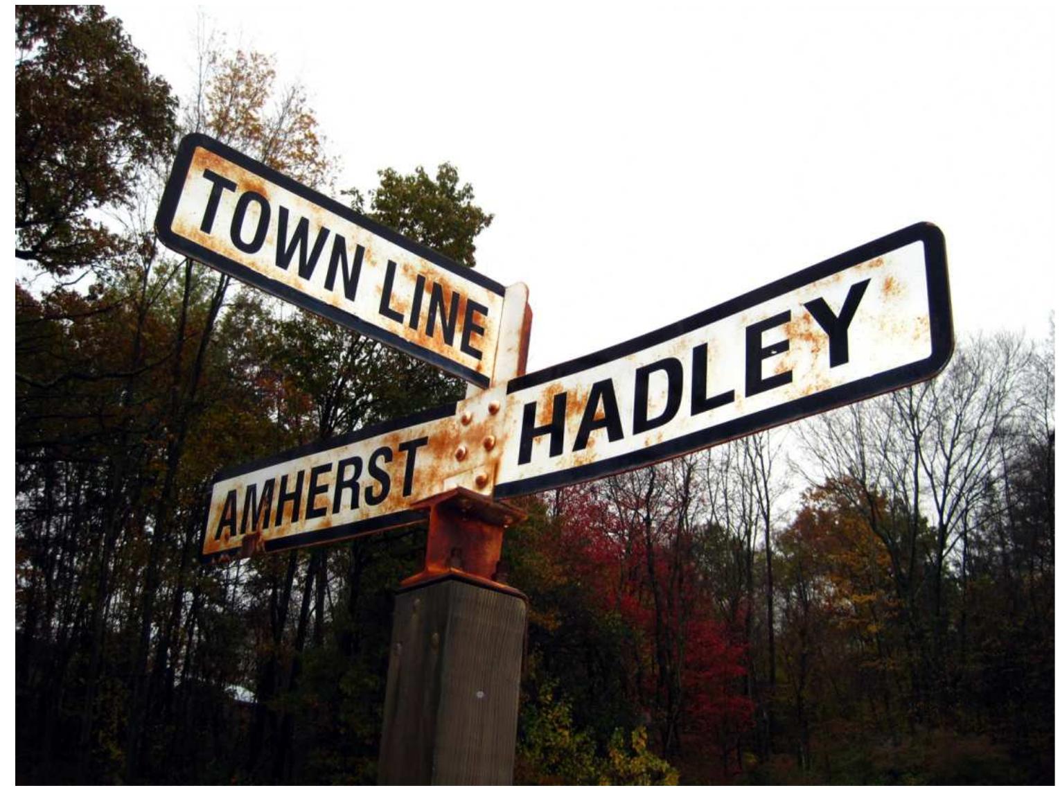 suburban traits when compared to how they recognize their own town’s rural character.  metropolis by census standards, to Hadley residents, Amherst represents urban and  vith their own town. For example, folks complained about the perceived differences in 