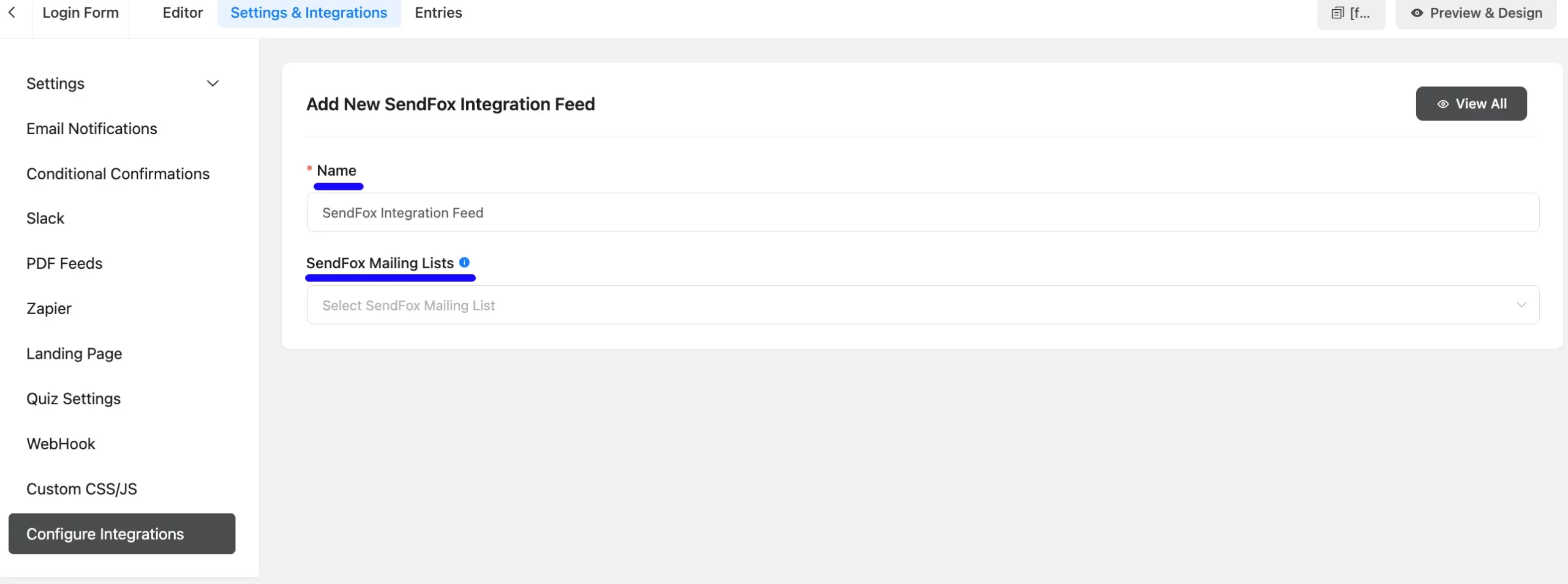 11. Select sendfox mailing list scaled 50842