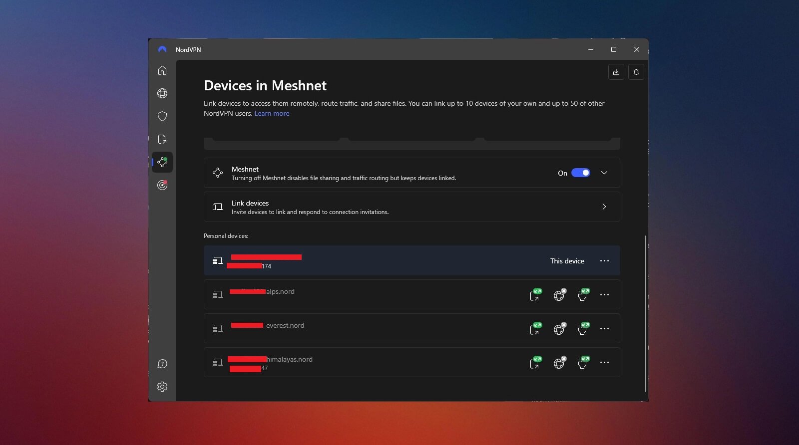 Nordvpn Meshnet