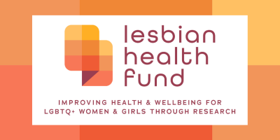 Lesbian Health fund logo with link