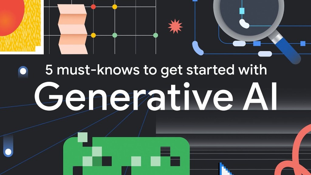 Decorative image showing the title of the link - 5 must-knows to get started with Generative AI