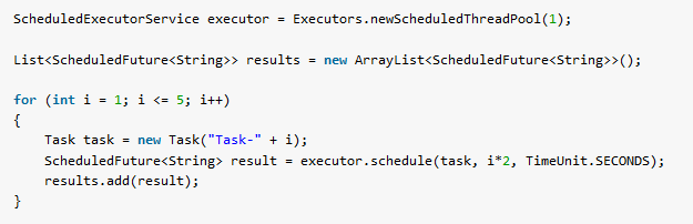 ScheduledExecutorService Example