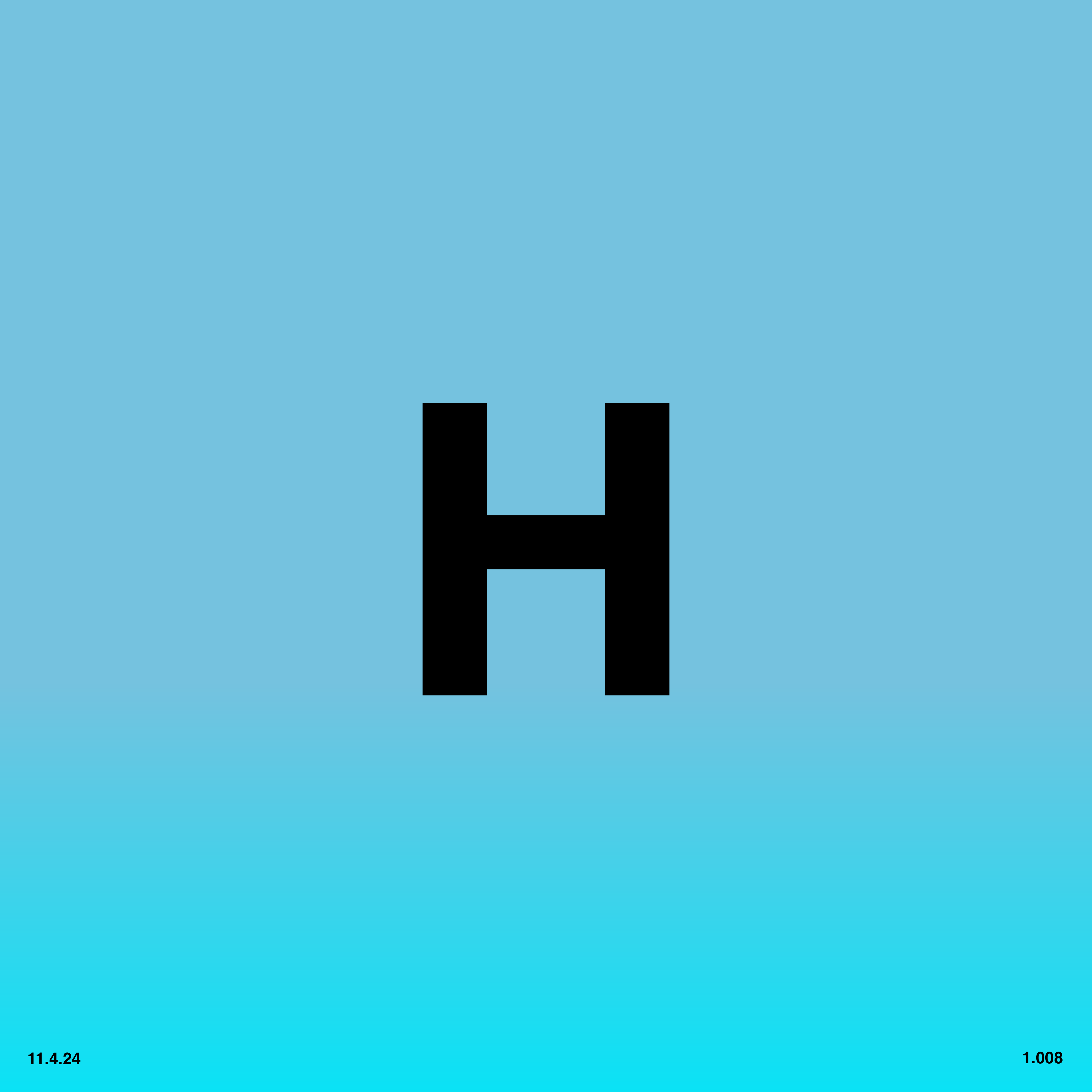 Hydrogen symbol