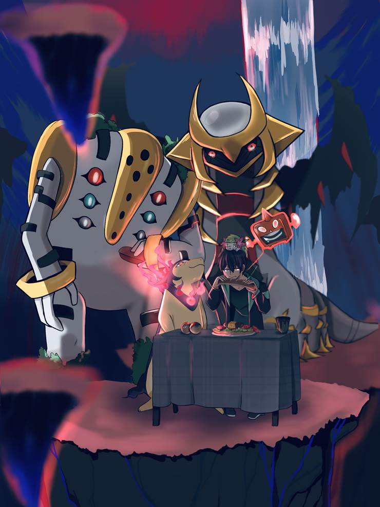 一个破旧的营地|插画师彼は谁时的雷吉奇卡斯插画图片