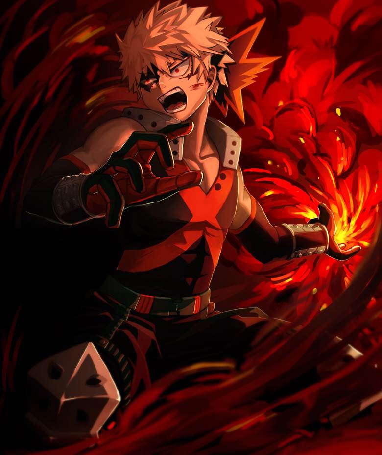 爆豪|梅野的我的英雄学院插画图片